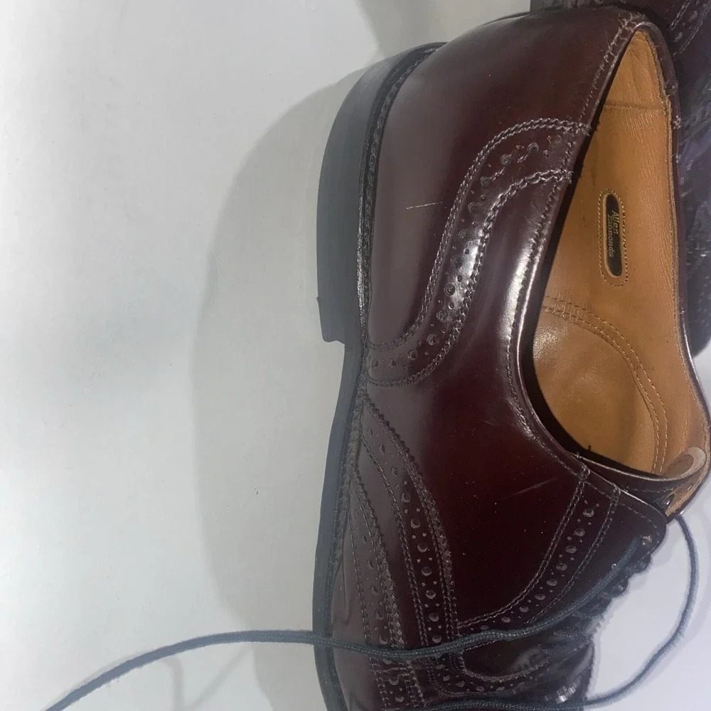 Allen Edmonds Lloyd Wingtip Oxford Shoes 12 B - Vintage Quality 0697 1946 Comb.‎